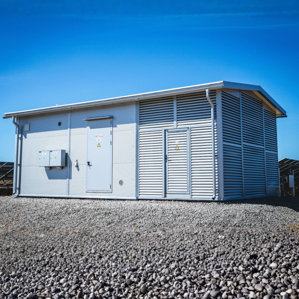 Modulinė karkasinė transformatorinė (E-HOUSE)