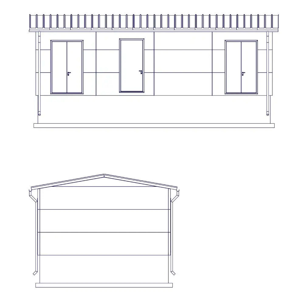 Modulinė karkasinė transformatorinė (E-HOUSE)