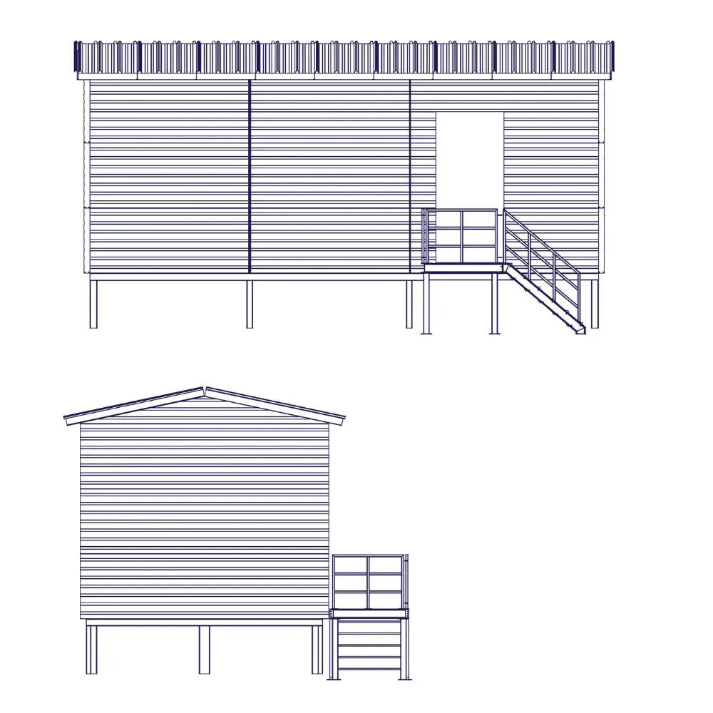 Modulinis karkasinis pastatas (E-HOUSE)
